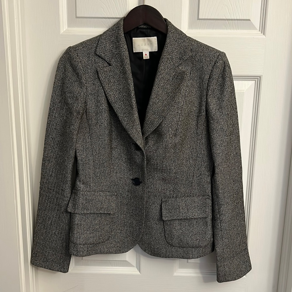 Josef Tweed Two Button Blazer